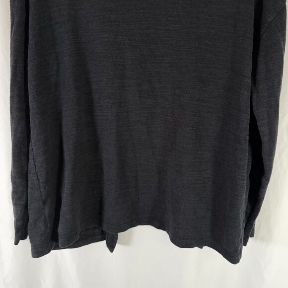 Old Navy Cardigan Girls XXL 18 Plus Black Open Front Cotton Blend Long Sleeve - Picture 9 of 9